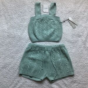 Short Set Nwt large top med shorts